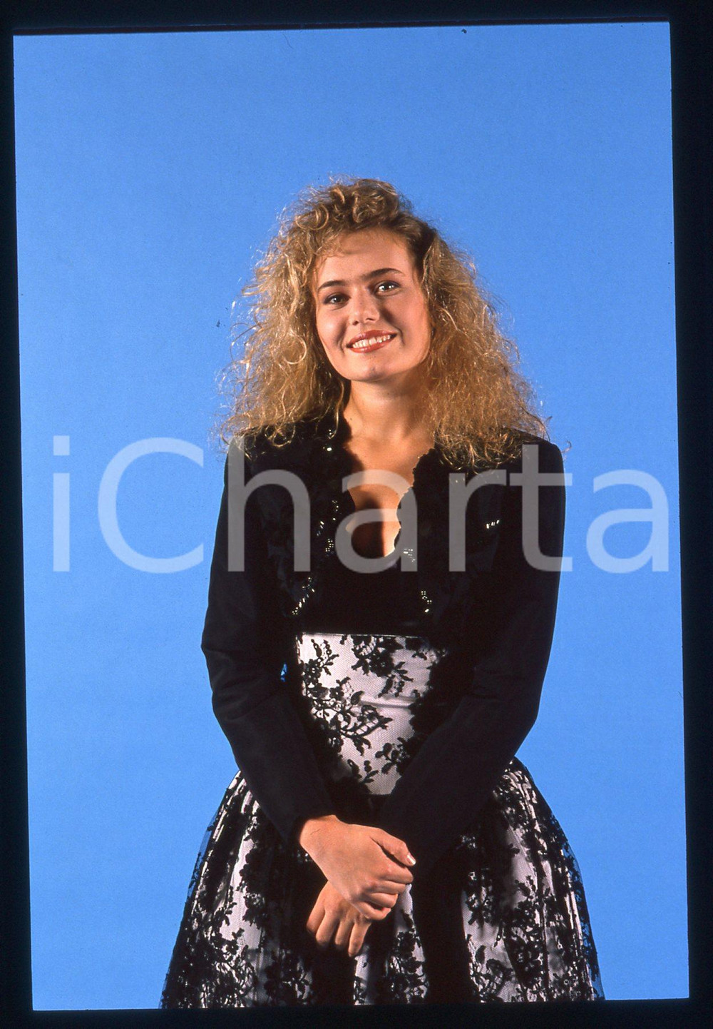 35mm vintage slide* 1989 CANALE 5 Ylenia CARRISI - Ritratto della showgirl (43)