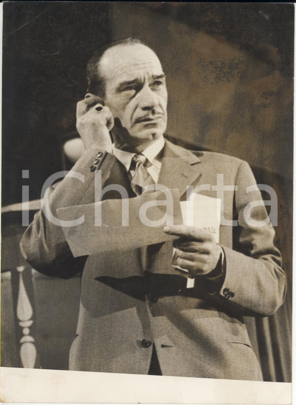 Fotografia d epoca originale 1957 LASCIA O RADDOPPIA Concorrente Aldo BARBADORO Foto 13x18 cm 1