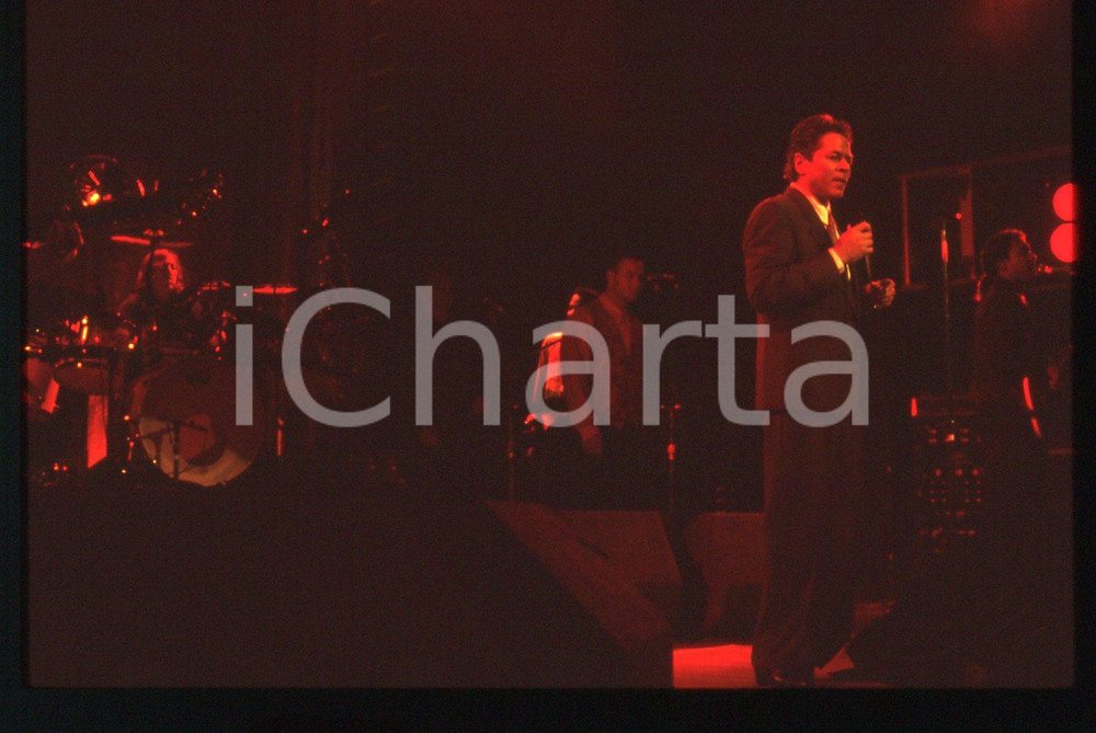 35mm vintage slide* 1990ca MUSICA Robert PALMER Ritratto del cantante (58)