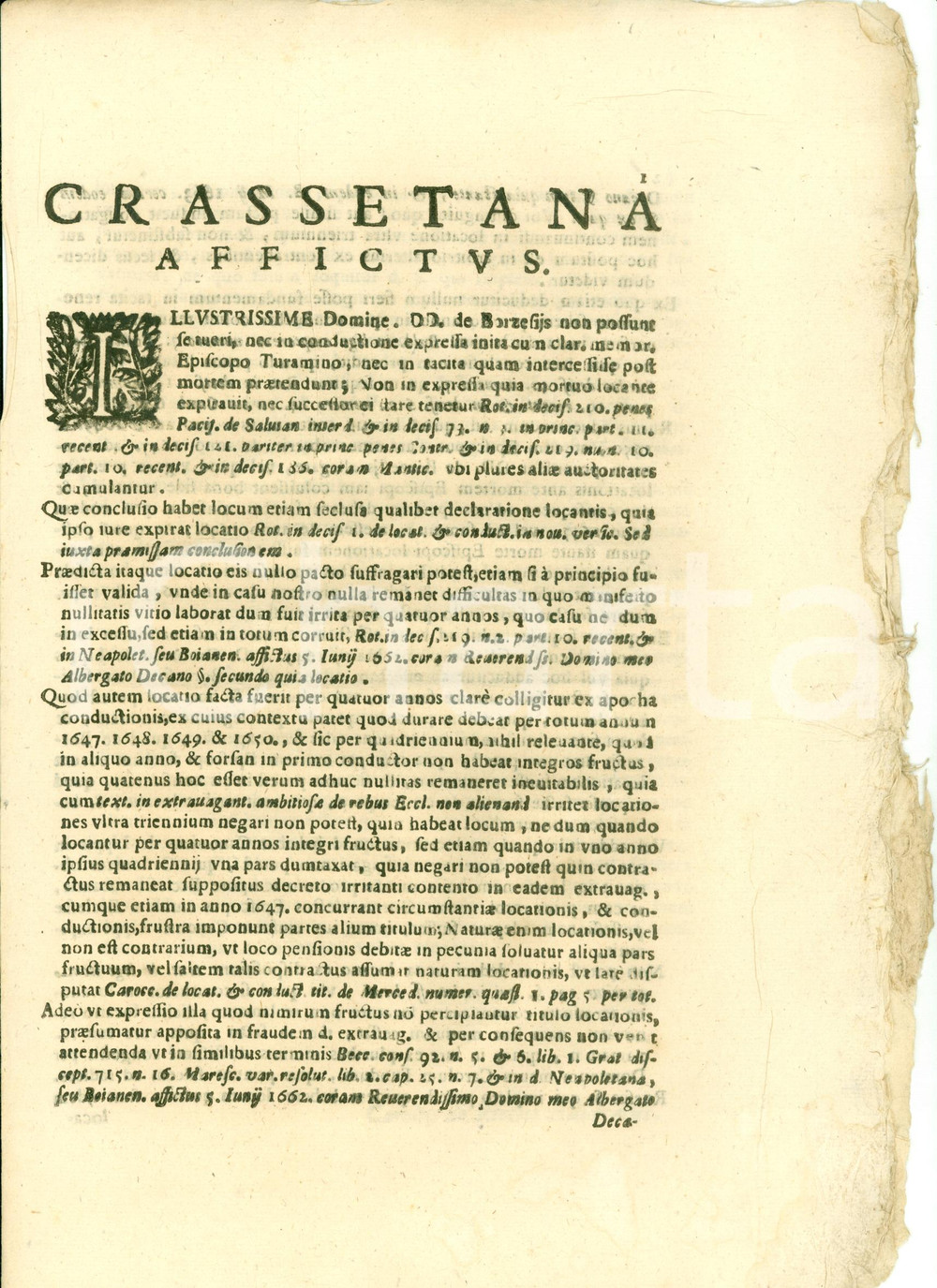 Documento originale, autentico 1670 ca GROSSETO Famiglia BORZESI lite affitto ROSELLE vescovo Ascanio TURAMINI 1