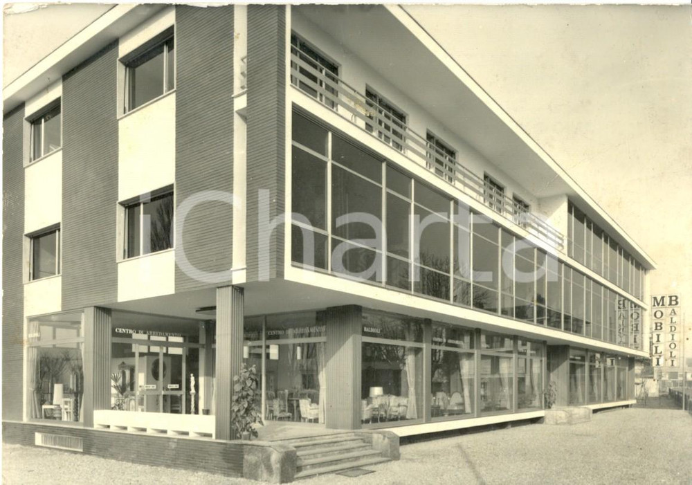 Cartolina originale da collezione 1950 ca MONTALTO DORA (TO) Centro Arredamento Mobili BALDIOLI *Cartolina FG NV 1