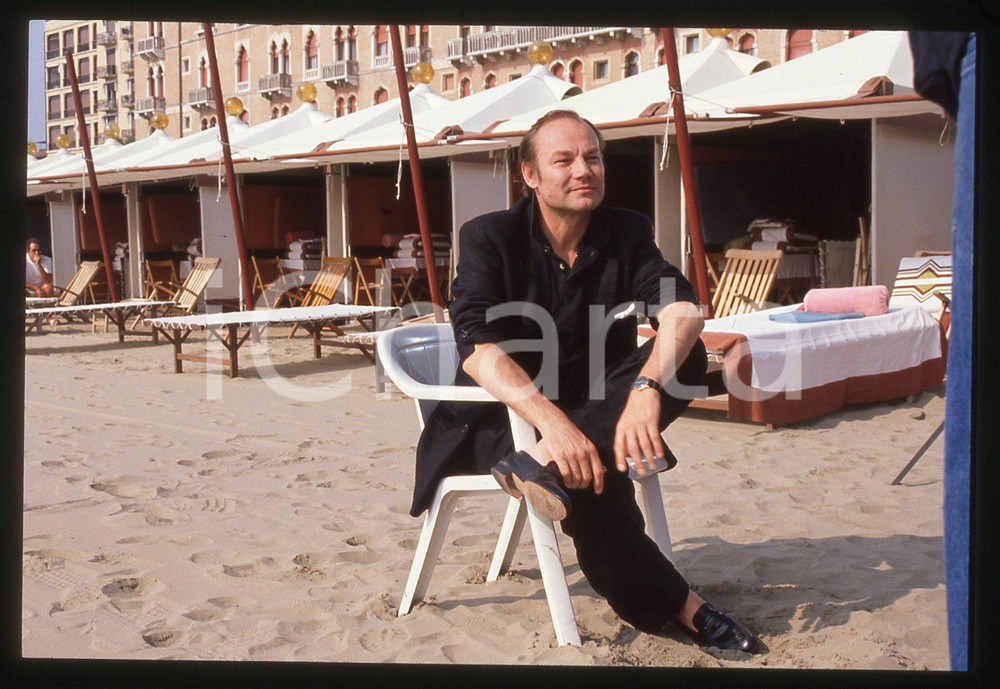 35mm vintage slide* 1989 VENEZIA Klaus Maria BRANDAUER Ritratto dell'attore (51)