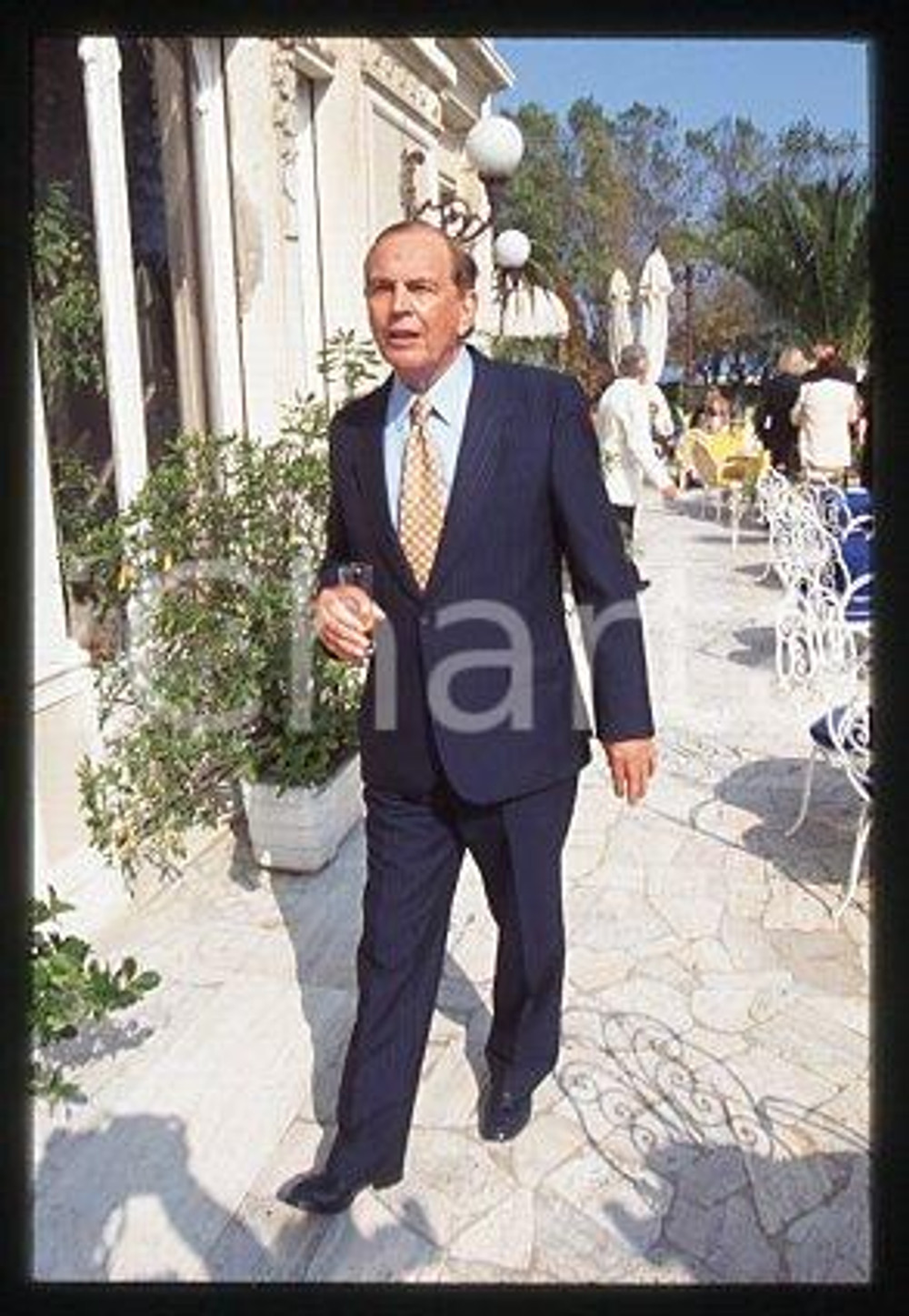 35mm vintage slide* 1997 ca ITALY Christiaan BARNARD cardiac surgeon (58)