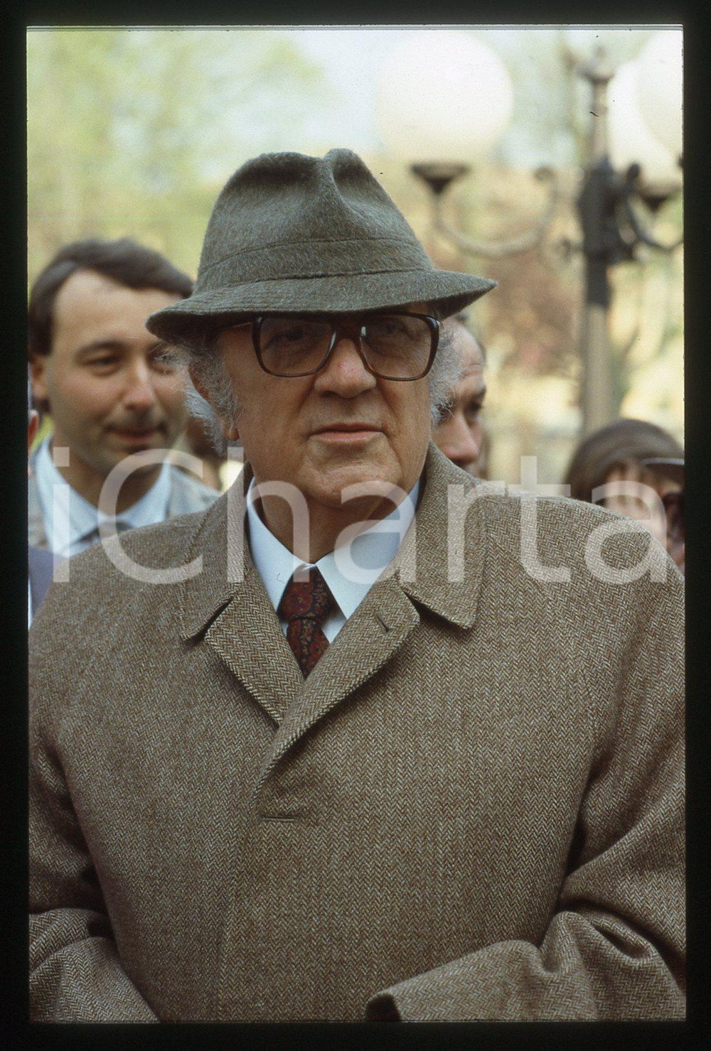 Fotografia d epoca originale 35mm vintage slide 1988 REGGIOLO Federico FELLINI  Ritratto del regista 22 1