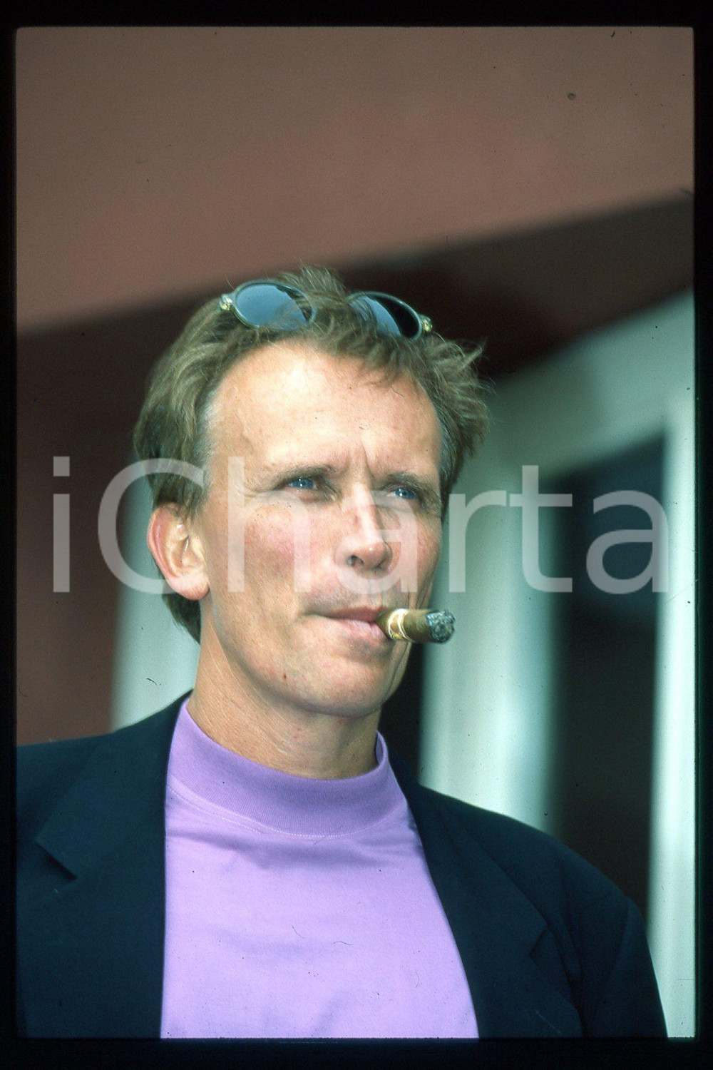 35mm vintage slide* 1995 VENEZIA Peter WELLER Mostra del cinema Ritratto (1)