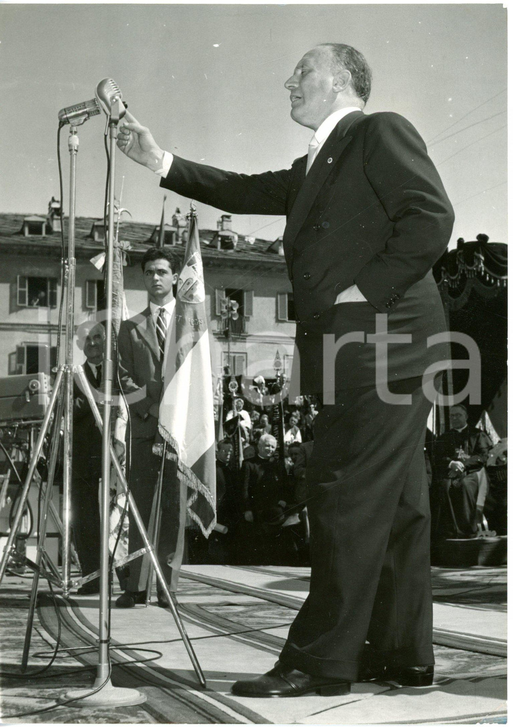 1953 TORINO XIV° Congresso Eucaristico Nazionale - Discorso di Luigi GEDDA *foto