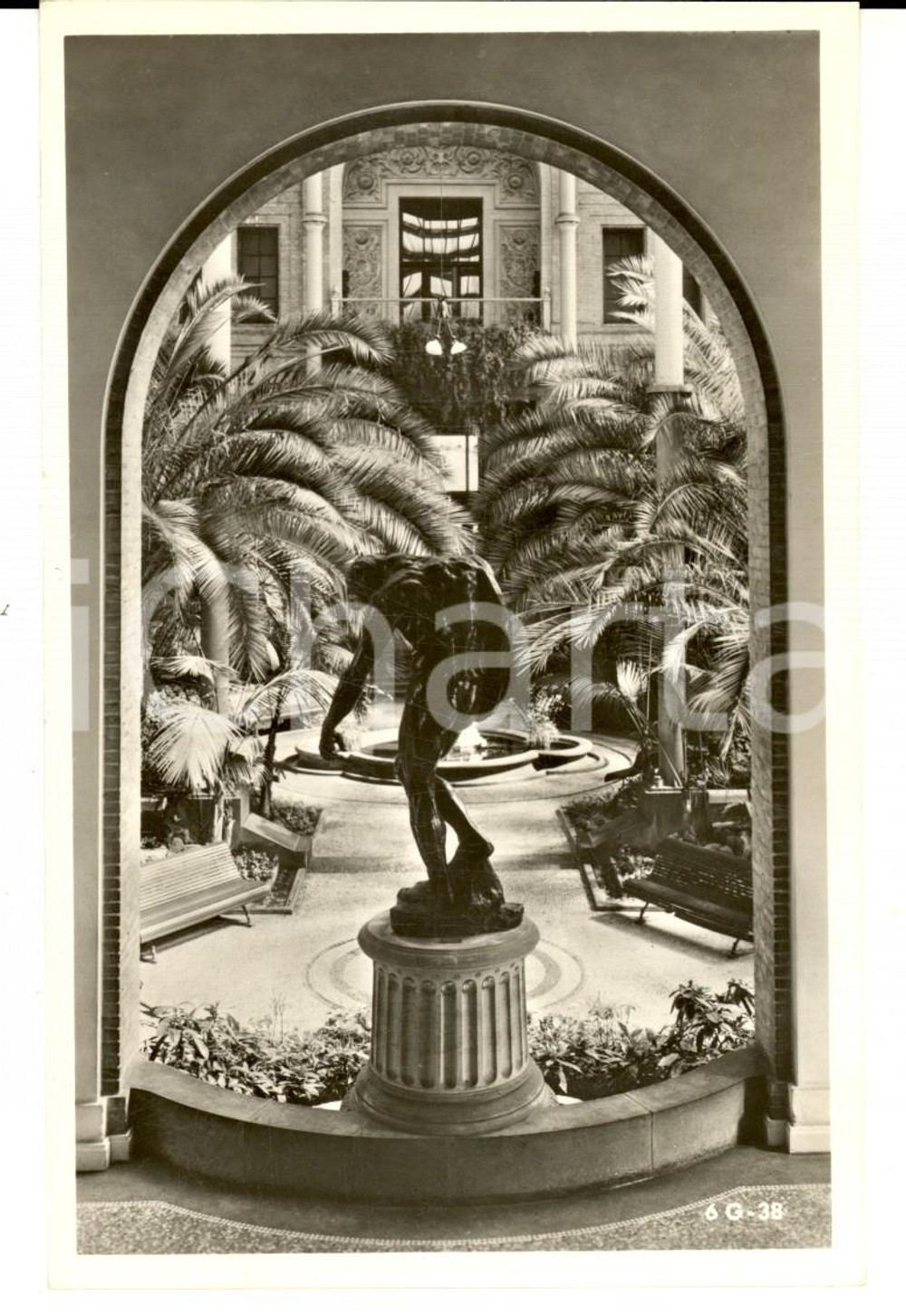 Cartolina originale da collezione 1980 ca COPENAGHEN DK NY CARLSBERG GLYPTOTEK  L Ombra  di RODIN Cartolina 1