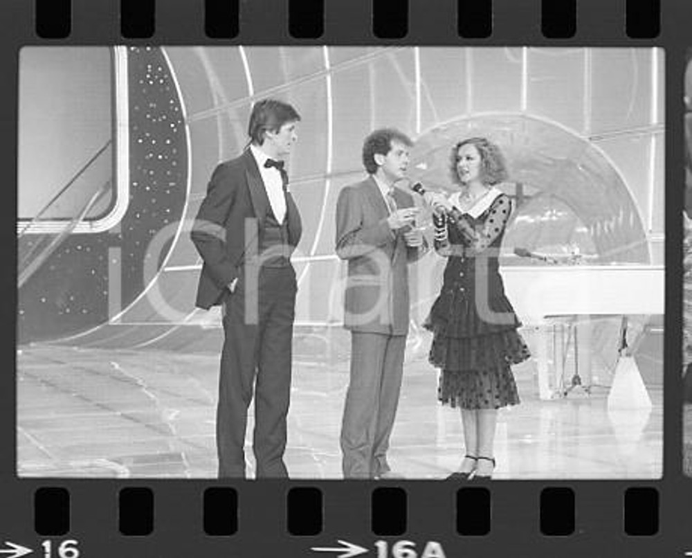 35mm NEGATIVO ORIGINALE*1984 LORETTA GOGGI IN QUIZ Loretta GOGGI Gianni BREZZA 2