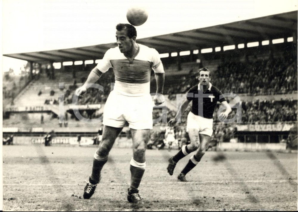 1959 CALCIO SERIE A TORINO-SPAL 1-0 Difensore salva su Anthony MARCHI - Foto