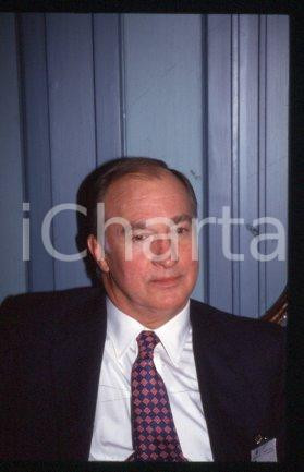 35mm vintage slide* 1990 ca MILAN President of MOODY's John Augustus BOHN (19)
