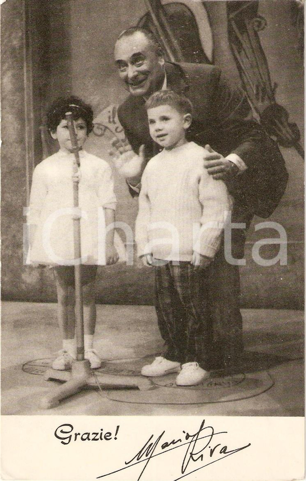 Cartolina originale da collezione 1960 ca CROCE ROSSA Sottoscrizione pro Istituto Mario RIVA *Cartolina FG NV 1
