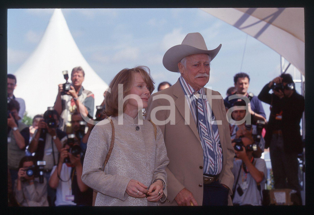 35mm vintage slide* 1999 FESTIVAL DI CANNES Richard FARNSWORTH Sissy SPACEK (1)