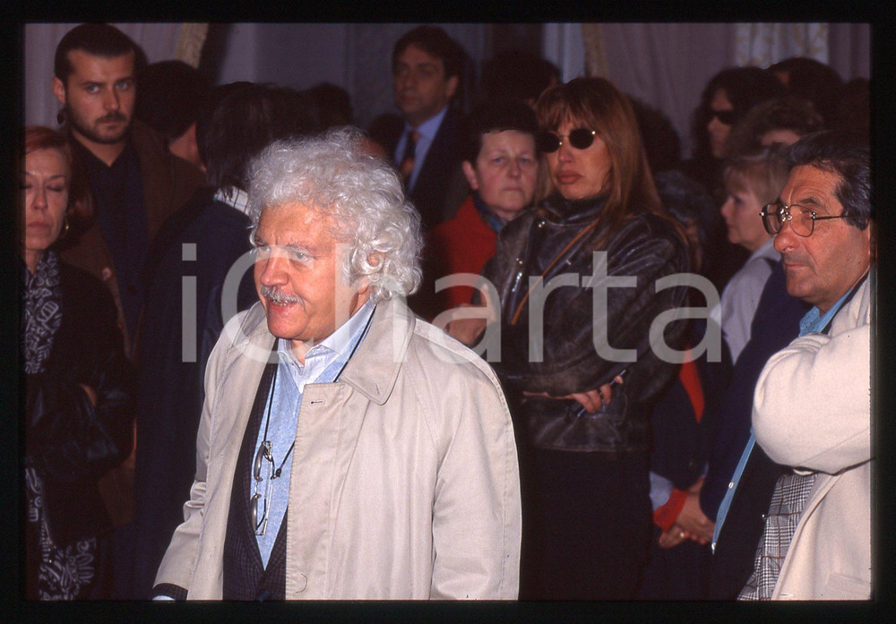 35mm vintage slide* 1995 BUSTO ARSIZIO Funerali di Mia MARTINI Bruno LAUZI