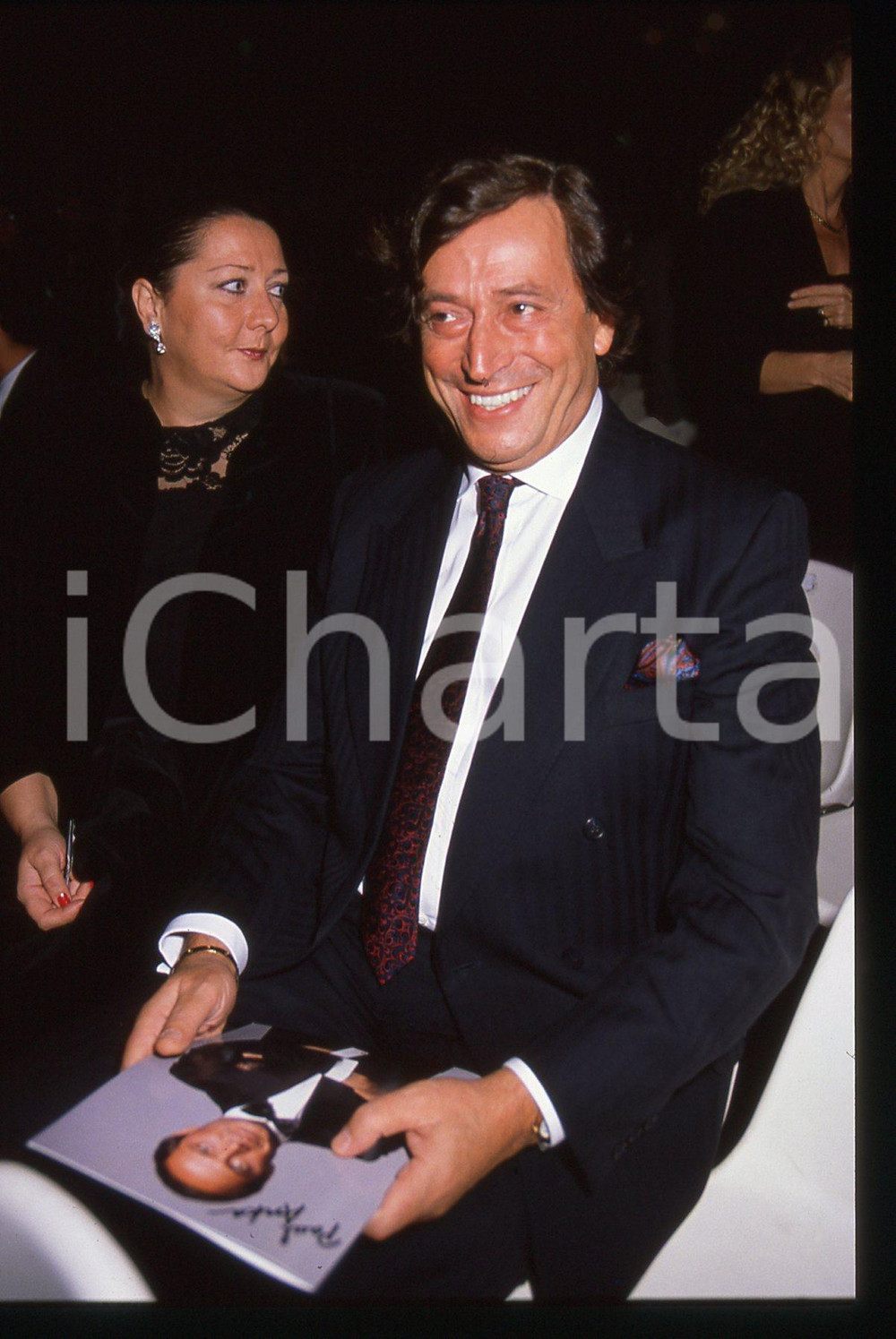 35mm vintage slide* 1988 MILANO - Guido ANGELI al concerto di Paul ANKA (7)