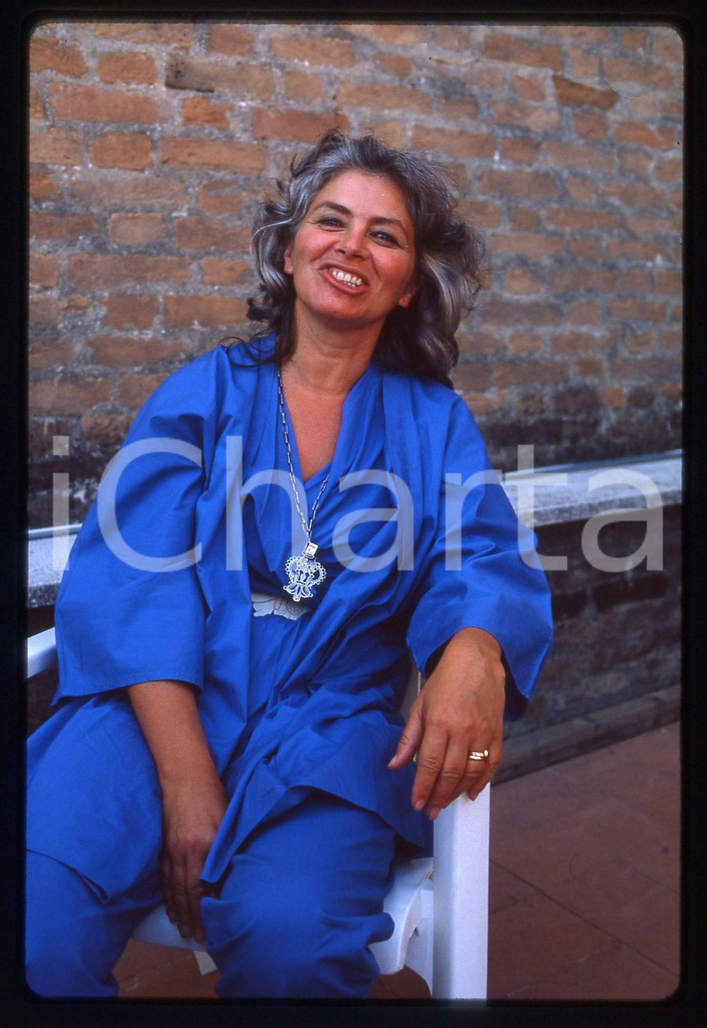 35mm vintage slide* 1983 VENEZIA Giuliana BERLINGUER - Ritratto della regista *3