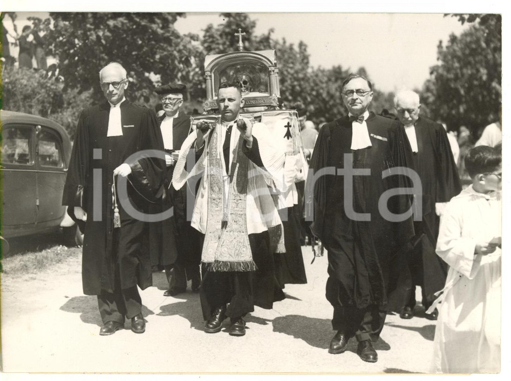 1953 TRÉGUIER Centenario nascita SAINT-YVES - Processione con avvocati in toga
