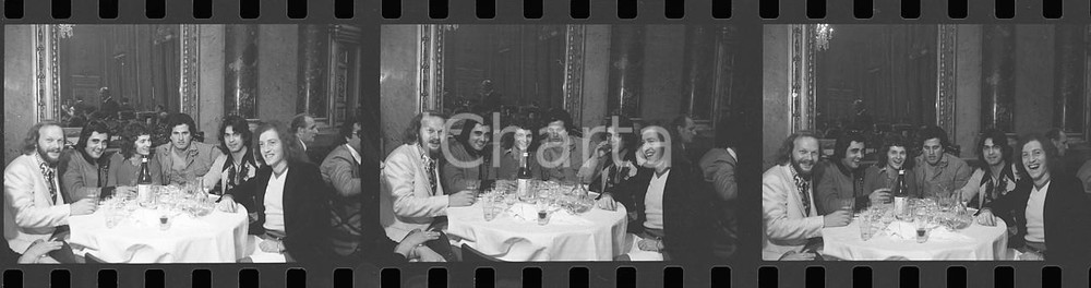 35mm LOTTO 3 NEGATIVI* 1973 FESTIVAL DI SANREMO Adriano PAPPALARDO a cena