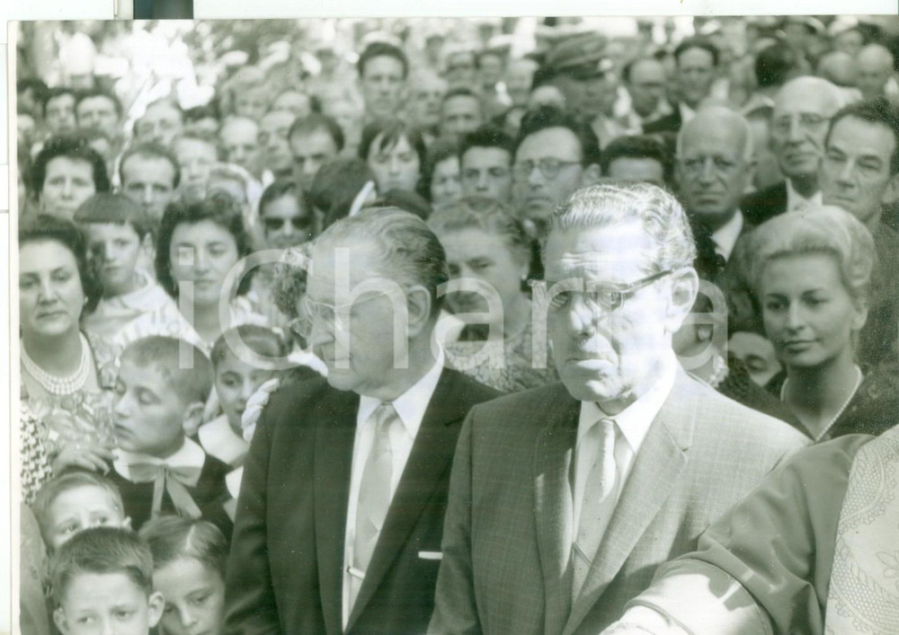 Fotografia d epoca originale 1960 SAN MARCO D URRI Joseph e Victor SATURNO visitano paese dei genitori Foto 1