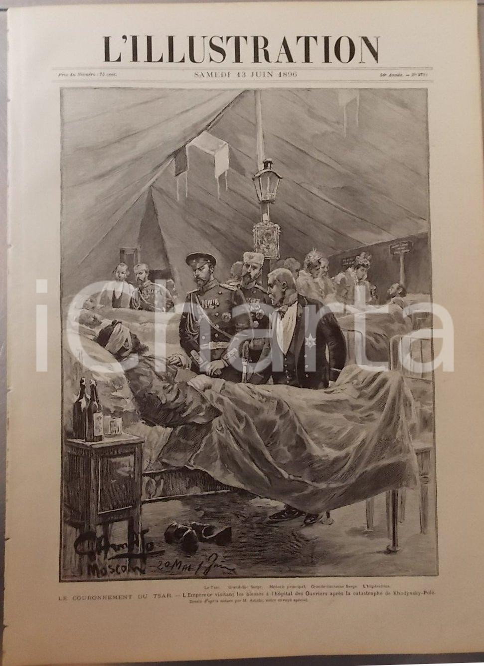 Giornale, rivista storica 1896 PARIS L ILLUSTRATION Année 54 n° 2781 Catastrophe de KHODYNSKYPOLE Revue 1