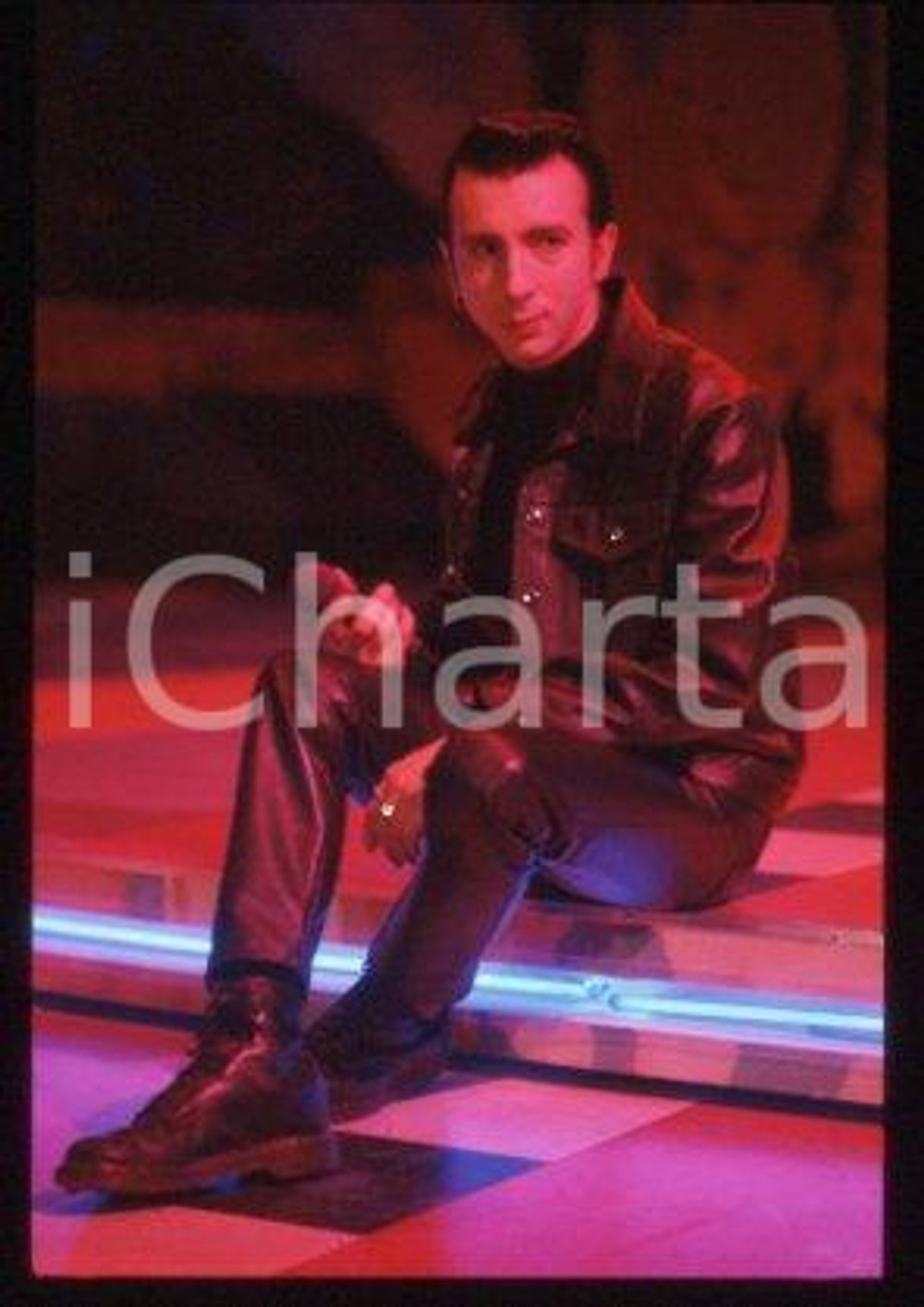 35mm vintage slide* 1990 ca MILAN Portrait of an English singer Marc ALMOND (5)