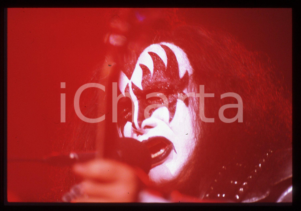 35mm vintage slide* 1999 FORUM DI ASSAGO Gene SIMMONS dei KISS in concerto (11)