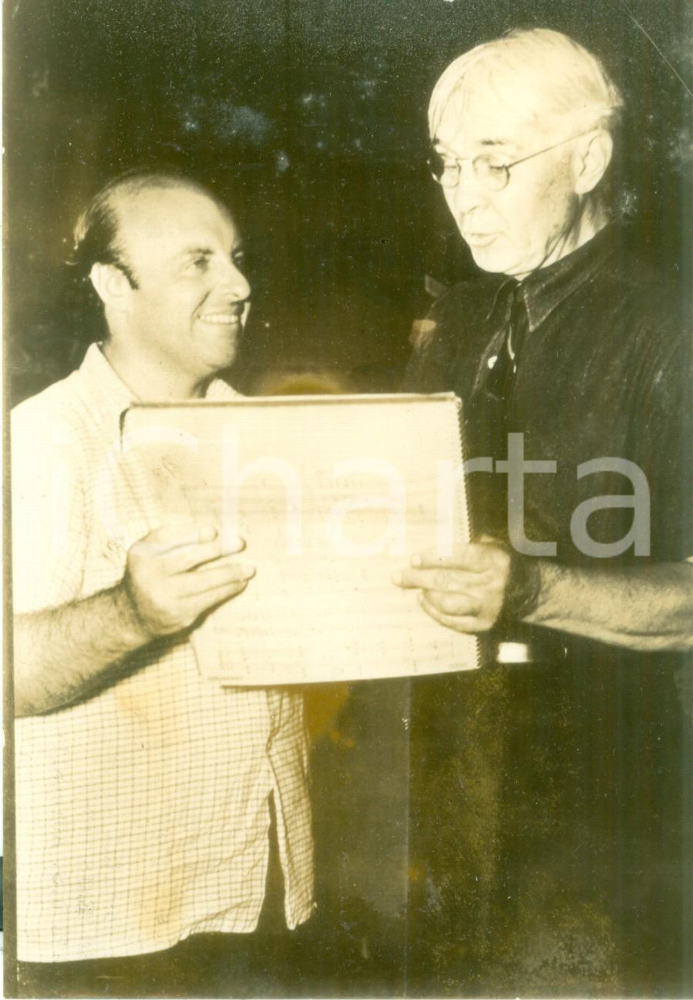 Fotografia d epoca originale 1943 NEW YORK CITY USA Carl SANDBURG vincitore del PULITZER Fotografia 1