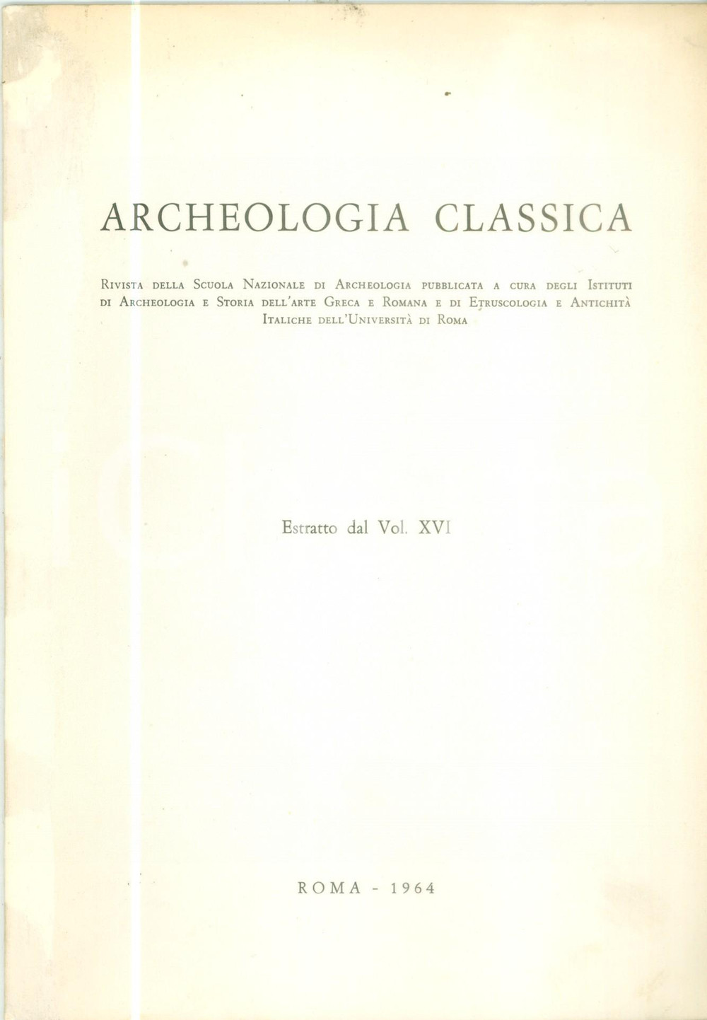 Libro, pubblicazione d epoca 1964 Antonino DI VITA Questione di metodo Busto di DIANALUNA Pubblicazione 1