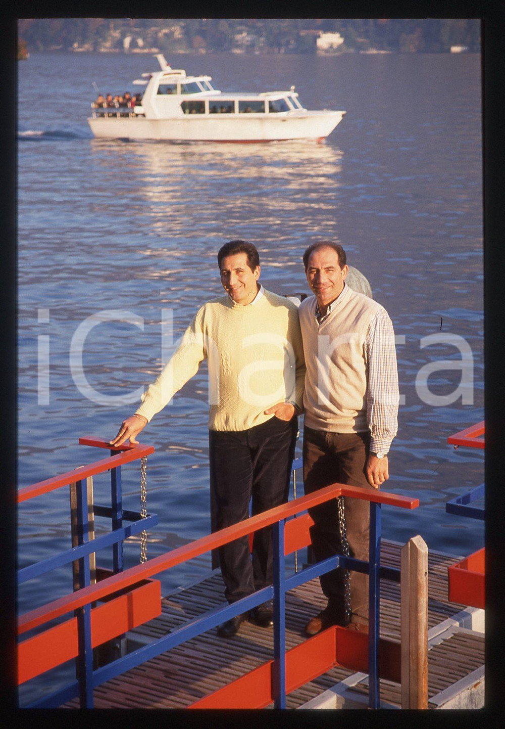 35mm vintage slide* 2000 ca ITALIA CANOTTAGGIO Carmine e Giuseppe ABBAGNALE