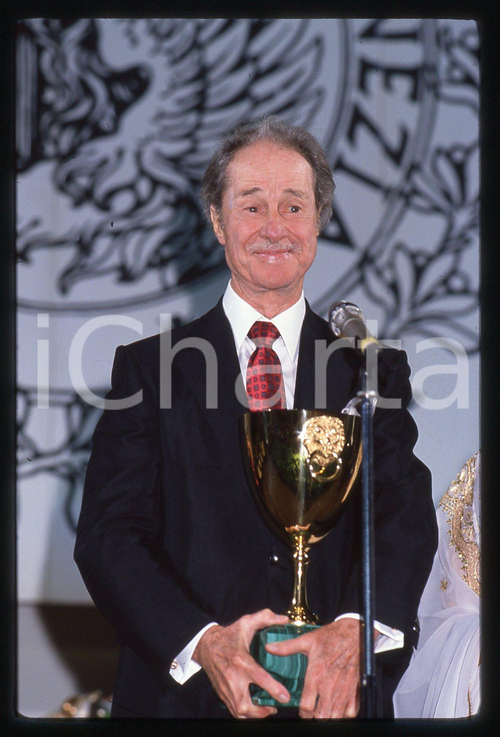 35mm vintage slide* 1988 MOSTRA VENEZIA - Don AMECHE vince la COPPA VOLPI (3)