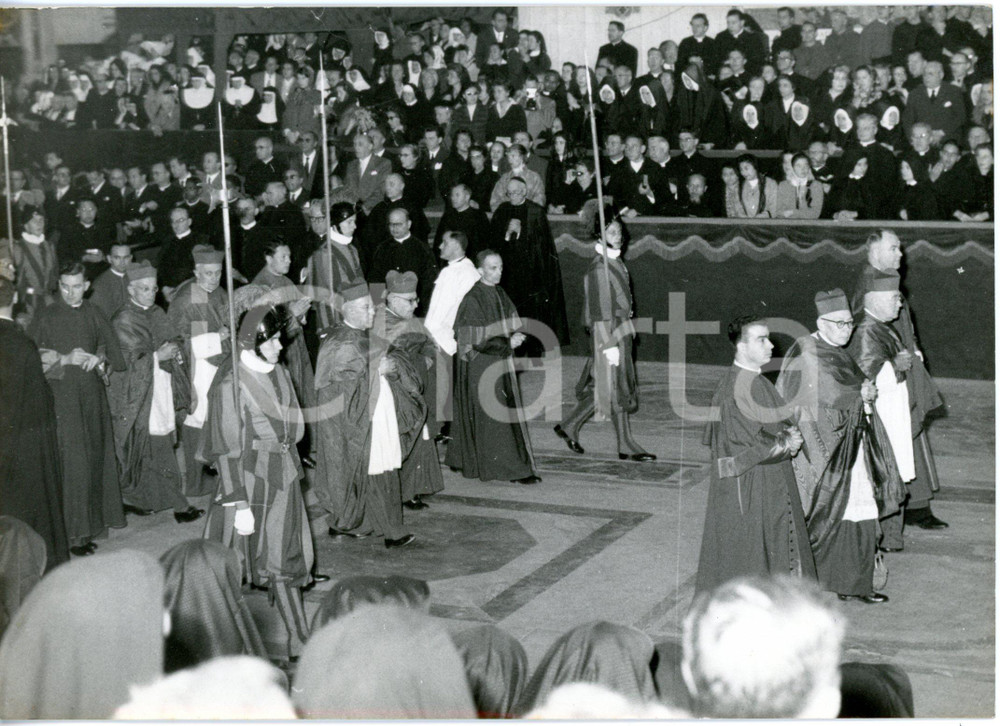 1958 VATICANO Chiesa di San Pietro - Messa dello Spirito Santo *Foto 18x13