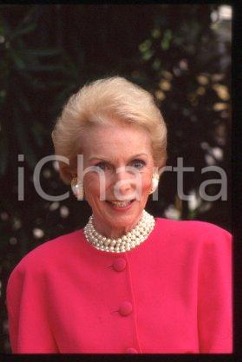 35mm vintage slide* 1992 CERNOBBIO VILLA ERBA American actress Janet LEIGH (21)