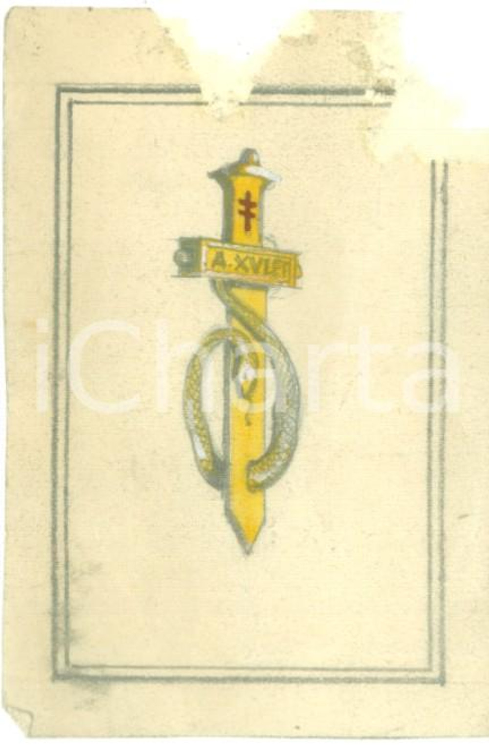 Stampa, bozzetto originale 1938 MILANO ? Giornata antitubercolare Bozzetto DISEGNATO A MANO per medaglia 1