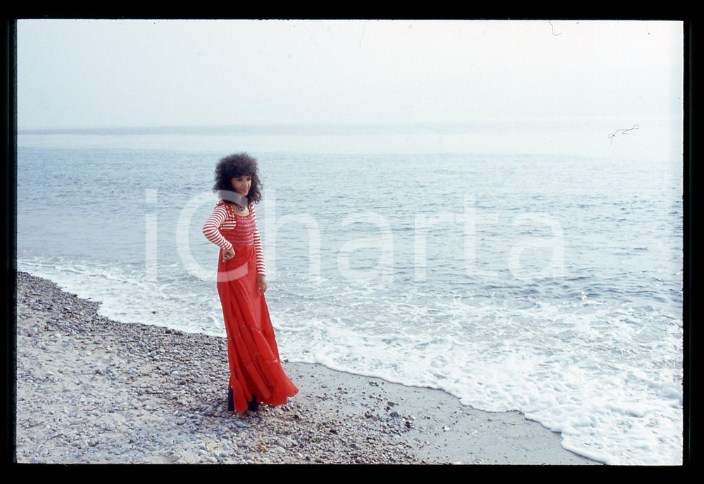 35mm vintage slide* 1970ca CATANIA (?) Marcella BELLA Ritratto della cantante 15