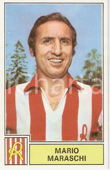 Oggetto da collezione cartaceo PANINI CALCIATORI 1971 1972 Figurina Mario MARASCHI Serie A LANEROSSI VICENZA 3 1