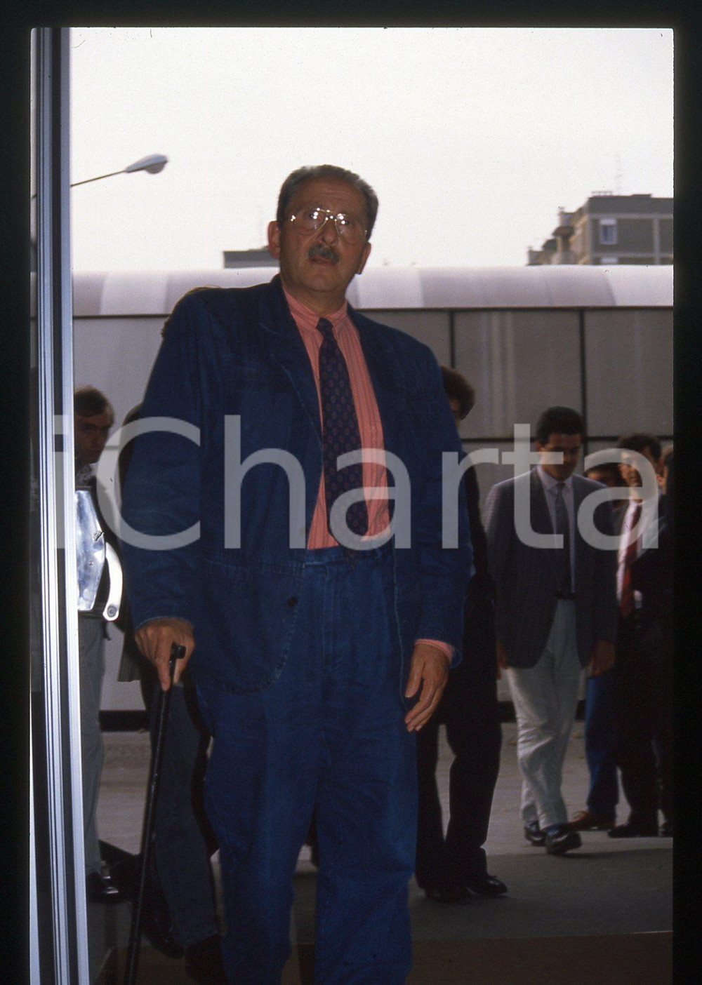 35mm vintage slide* 1995 ca COSTUME - Domenico MODUGNO Ritratto del cantante (2)