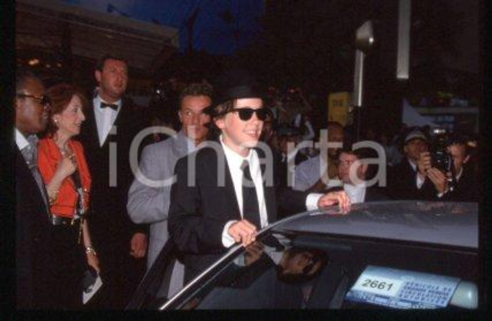 35mm vintage slide* 1998 MILAN an American actor J. Evan BONIFANT (15)