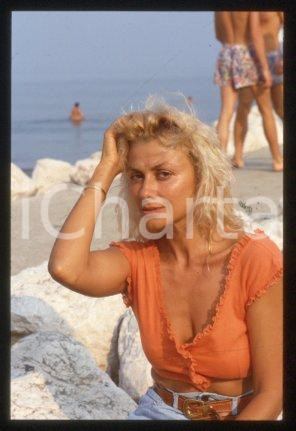 35mm vintage slide* 1985 ca ITALIA Rossella GARDINI Ritratto di attrice (7)