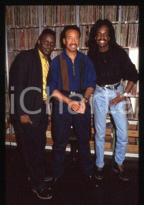 35mm vintage slide* 1993 ca MILAN - band EARTH, WIND & FIRE, Verdine WHITE (2)