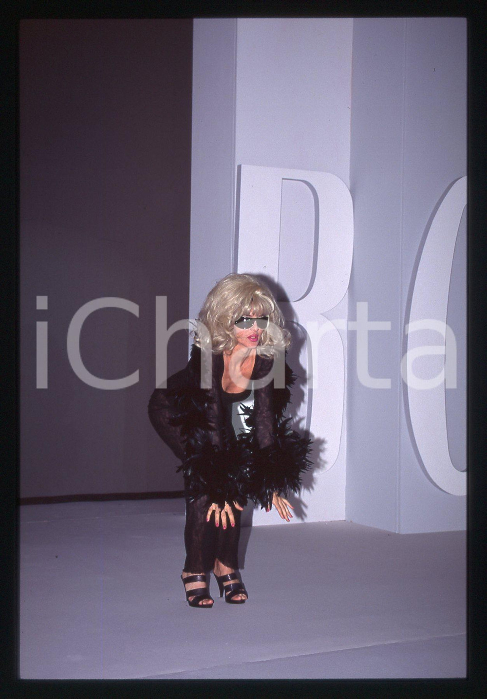35mm vintage slide* 1995 MODA Chiara BONI Sfilata autunno-inverno '95-'96 (24)