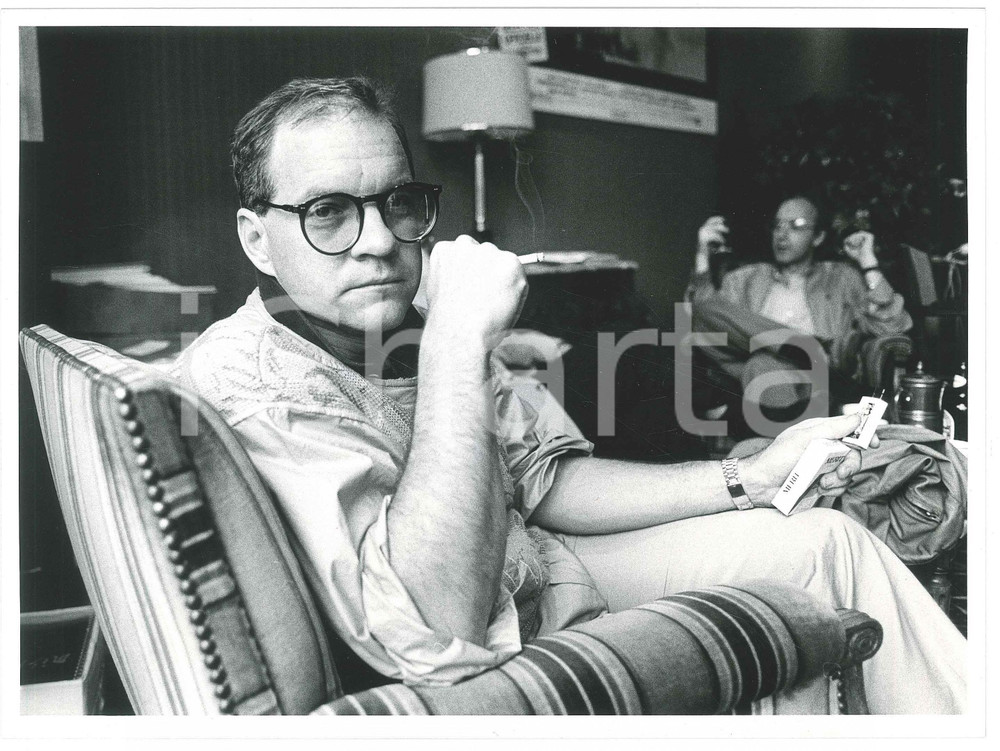 Fotografia d epoca originale 1985 CINEMA Regista Leonard SCHRADER  Ritratto  Foto 24x18 cm 1