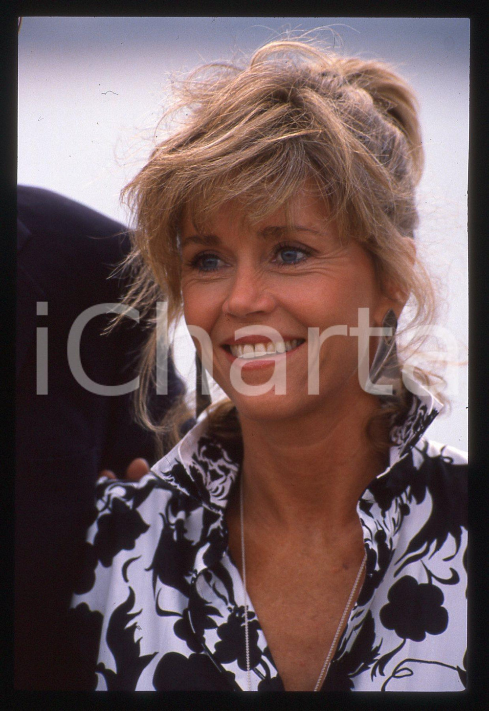 35mm vintage slide* 1989 FESTIVAL CANNES - Jane FONDA - Ritratto dell'attrice 23