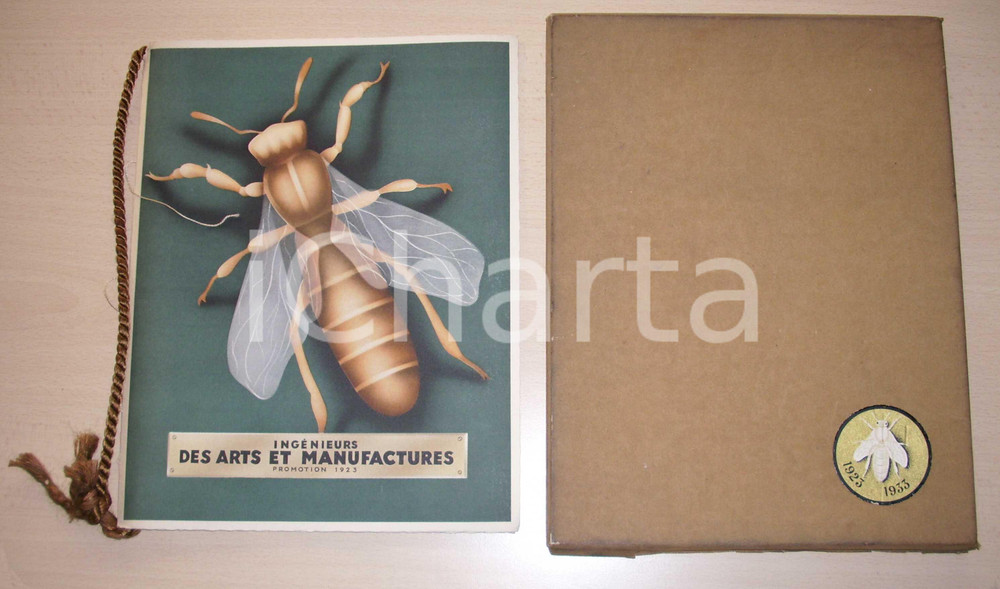 Oggetto da collezione cartaceo 1933 PARIS Ecole ARTS ET MANUFACTURES Promotion 1923 1