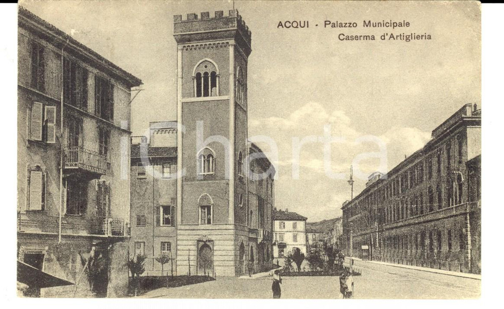Autografo originale 1918 ACQUI TERME Caserma d artiglieria Cartolina ad Alfonsina MOLINARI BRUNATI 1