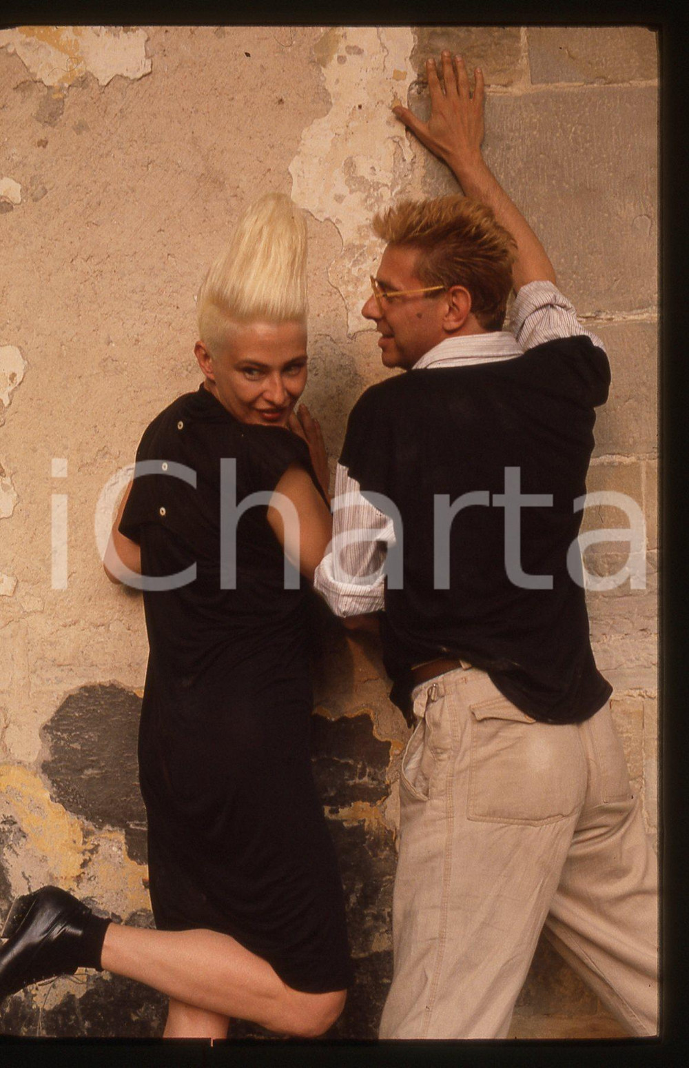 35mm vintage slide* 1980ca VERONA Maurizio ARCIERI Christina MOSER dei KRISMA 13