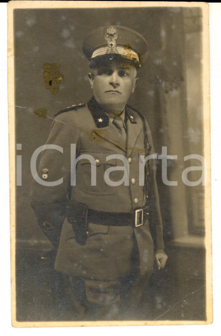 Fotografia d epoca originale 1940 ca ABBIATEGRASSO MI Guido BARICELLI ufficiale medico Foto C. NASCIMBENI 1