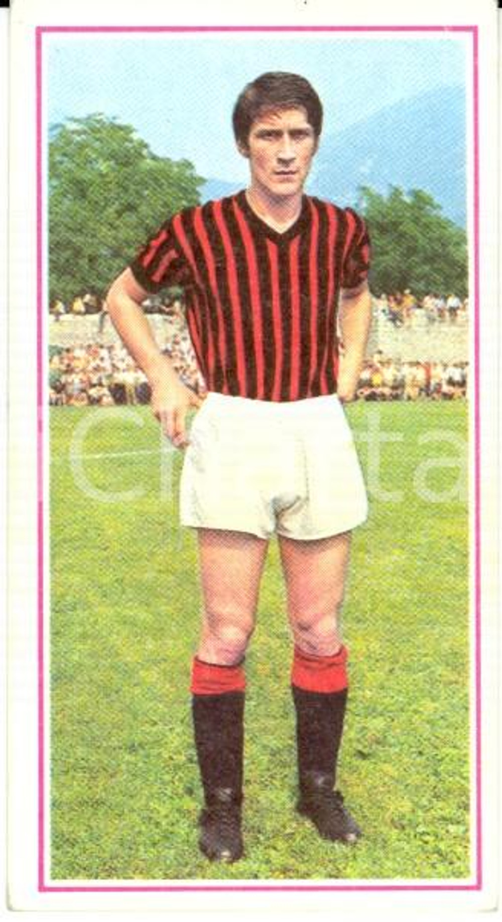 Oggetto da collezione cartaceo PANINI - CALCIATORI 1970 - 1971 Figurina Giulio ZIGNOLI Serie A MILAN Valida 1