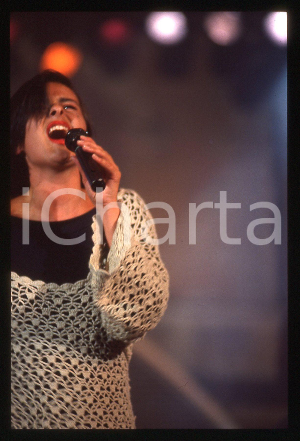 35mm vintage slide* 1997 FESTIVALBAR Lisa STANSFIELD Ritratto della cantante 12