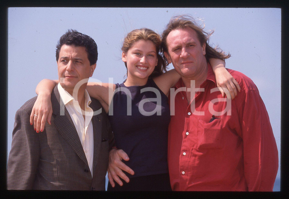 35mm vintage slide* 1998 CANNES Gérard DEPARDIEU Laetitia CASTA Festival (1)