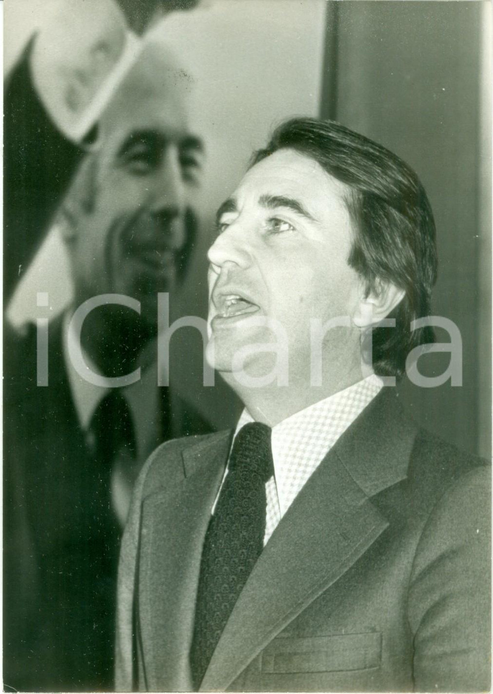 Fotografia d epoca originale 1975 PARIS JeanPierre SOISSON au Palais des CongrÃ¨s Ã  la Porte MAILLOT Foto 1