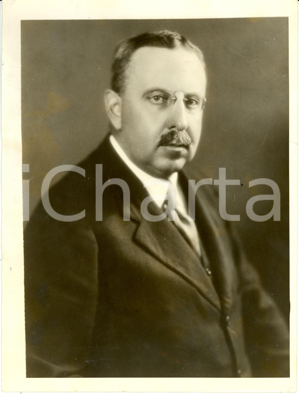 Fotografia d epoca originale 1931 WASHINGTON USA Albert Henry WIGGIN Chairman CHASE NATIONAL BANK Photo 1